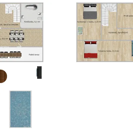 Appartement Tulipanos Haz
